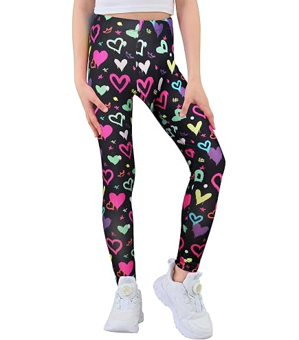 Amazon.com: STARCOVE Red White Polka Dot Kids Leggings (2T-7